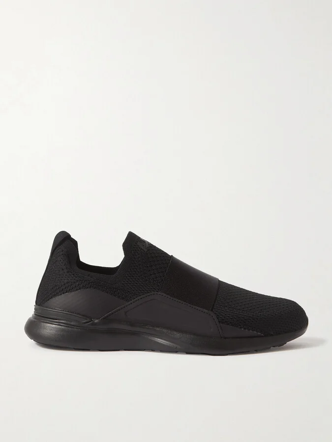 APL ATHLETIC PROPULSION LABS - Techloom Bliss Mesh And Stretch Slip-on Sneakers - Black