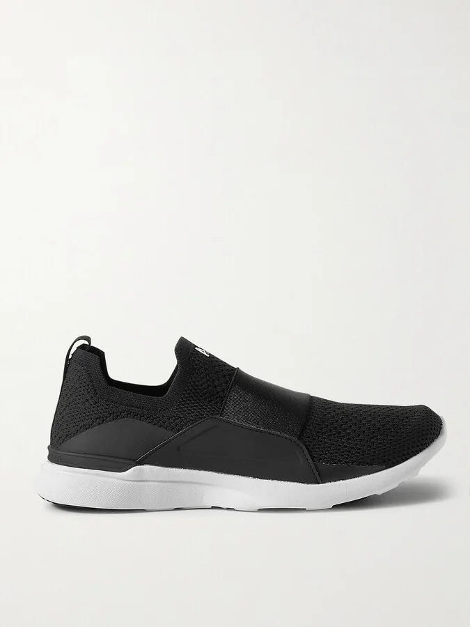 APL ATHLETIC PROPULSION LABS - Techloom Bliss Mesh And Stretch Slip-on Sneakers - Black