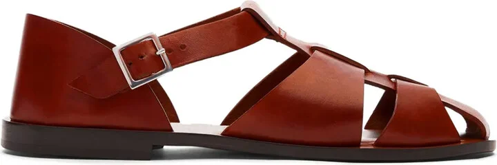 Apollo buckle-fastening leather sandals