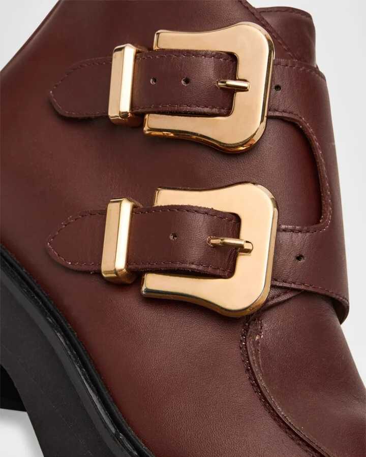 Apollo Leather Ankle Booties - Image 11