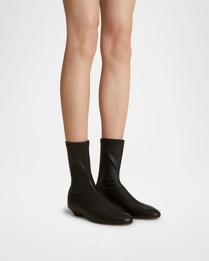 Apollo Leather Zip Ankle Boots - Image 7