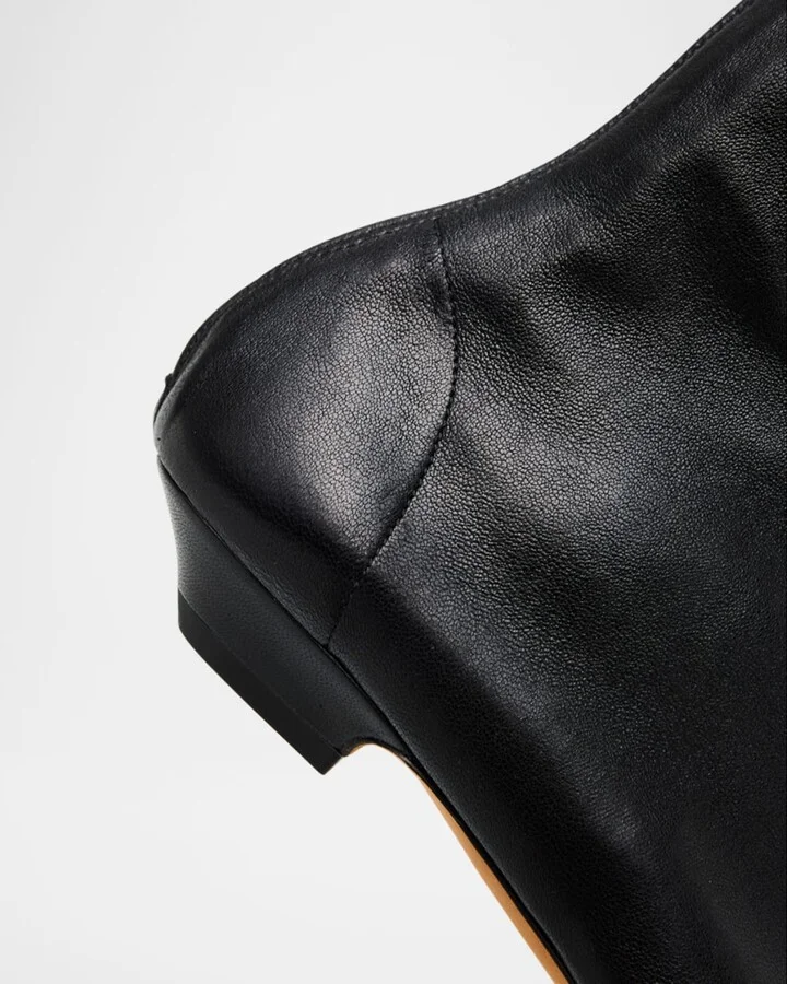 Apollo Leather Zip Ankle Boots - Image 8