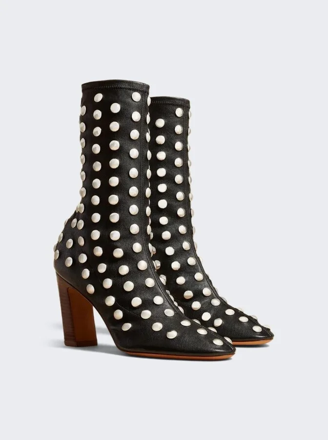 Apollo Mid Heel Studded Boot