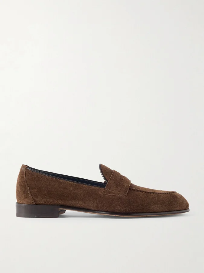 Appia Suede Penny Loafers