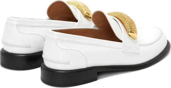 Appliqué-Detail Leather Loafers - Image 3