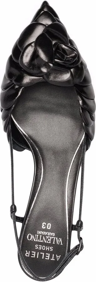 Appliqué-Detail Pointed-Toe Pumps - Image 4