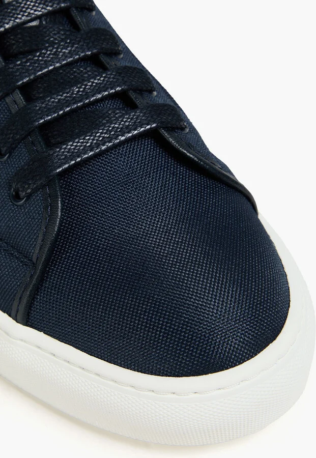 Appliquéd canvas sneakers - Image 4