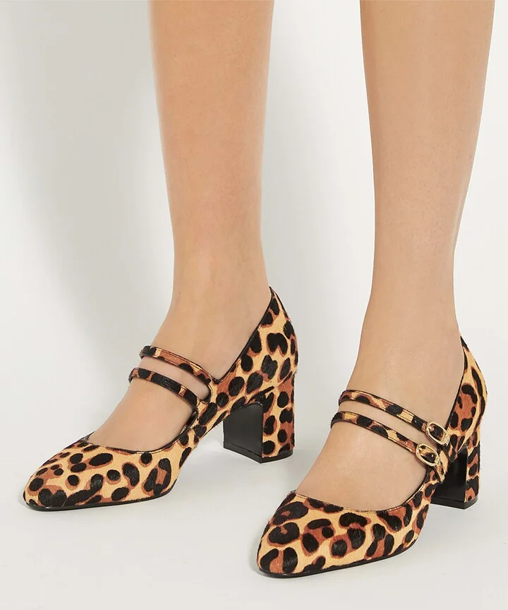 Approval Genuine Calf Hair Mary Jane Pump - Image 2