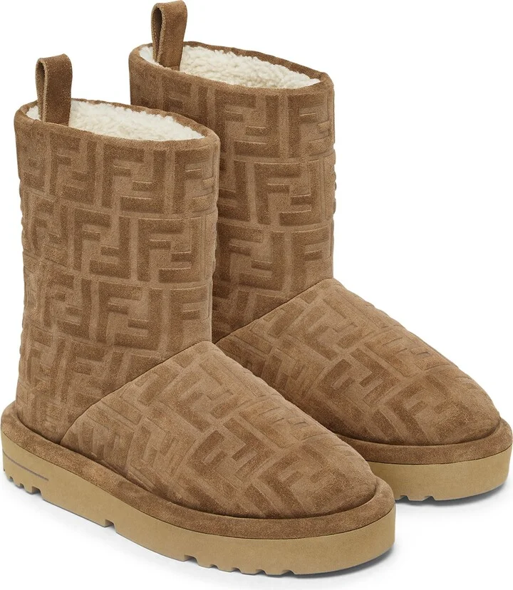 Après Chic FF Logo Genuine Shearling Lined Bootie - Image 4