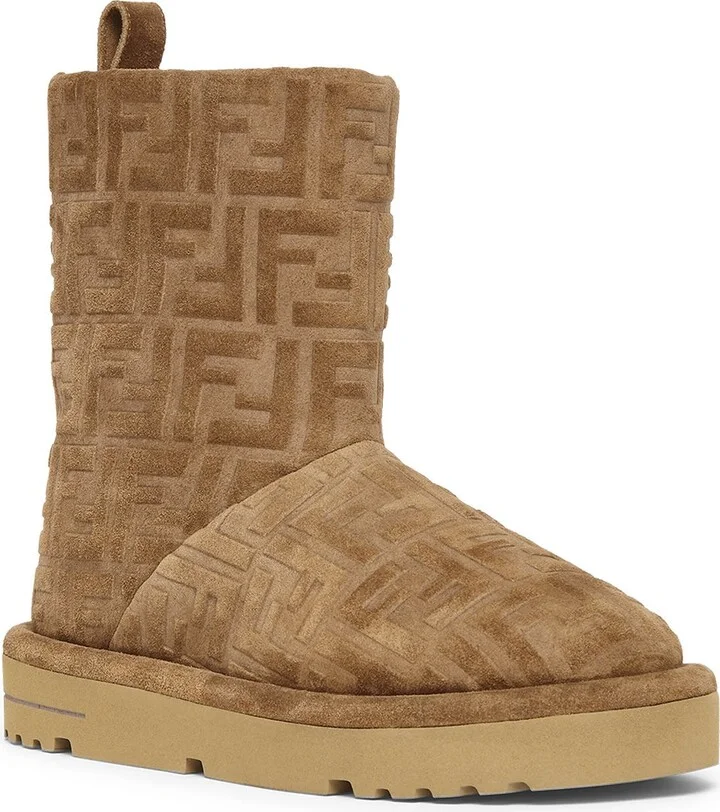 Après Chic FF Logo Genuine Shearling Lined Bootie