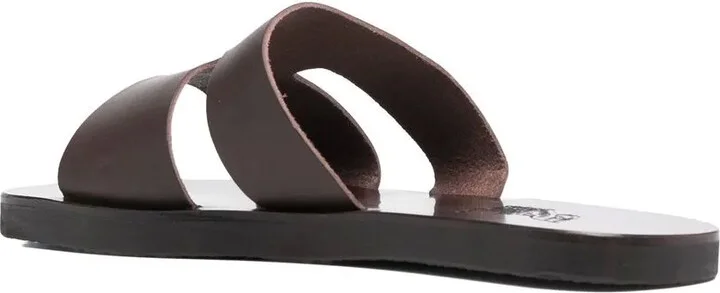 Apteros cut-out leather slides - Image 3