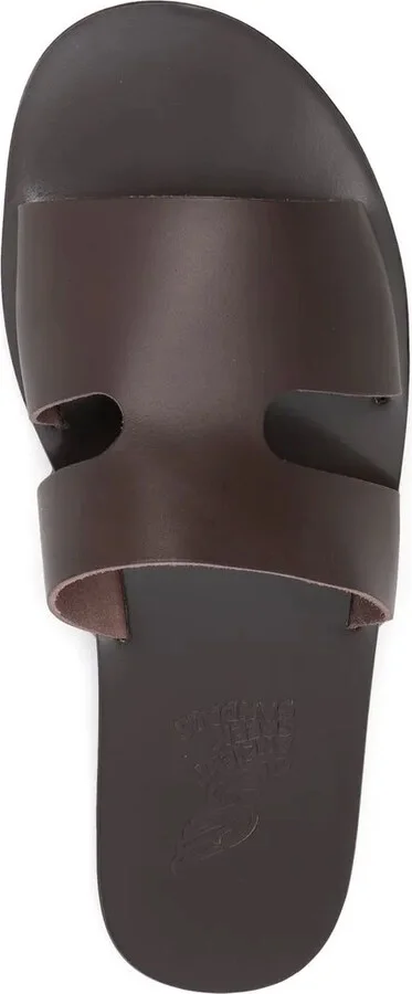 Apteros cut-out leather slides - Image 4