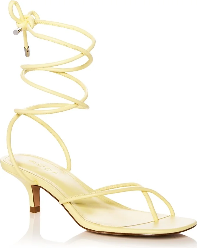 Aqua Women's Noraa Ankle Tie Sandals - Exclusive
