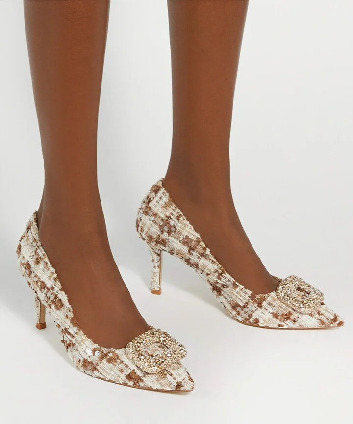 Aquamarine Pointed Toe Pump - Image 2