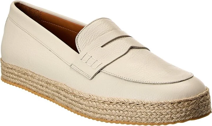 Aquatalia Fabrizio Weatherproof Leather Espadrille