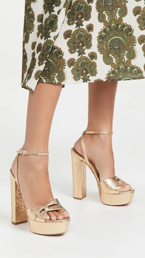 Aquazzura 140mm Sinner Plateau Platform Sandals - Image 3