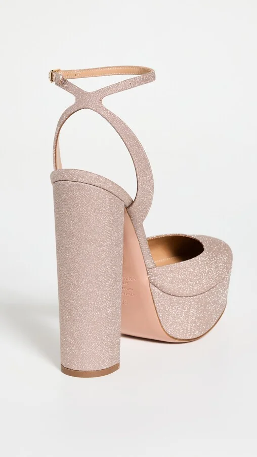 Aquazzura 140mm So High Plateau Sandals - Image 2