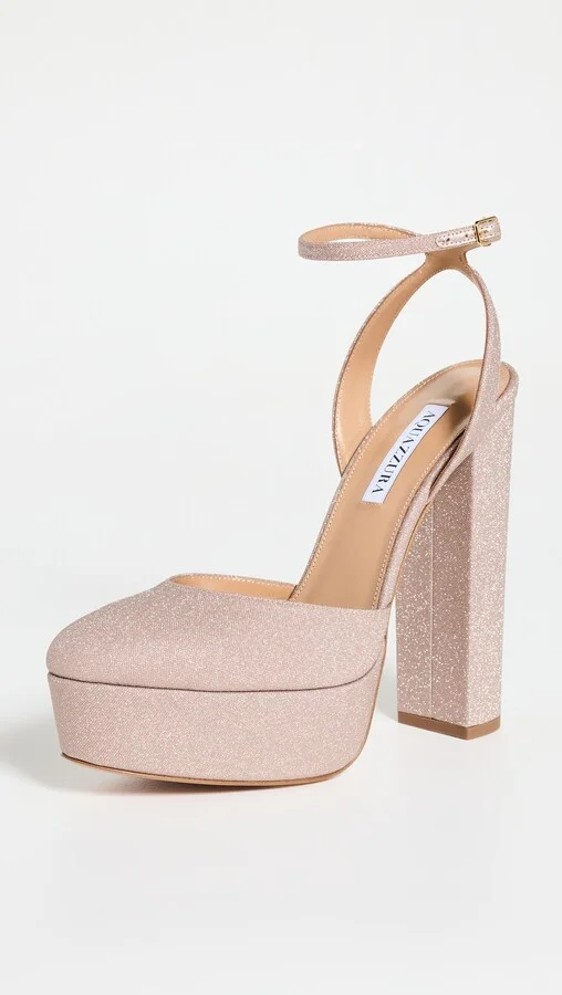 Aquazzura 140mm So High Plateau Sandals - Image 3