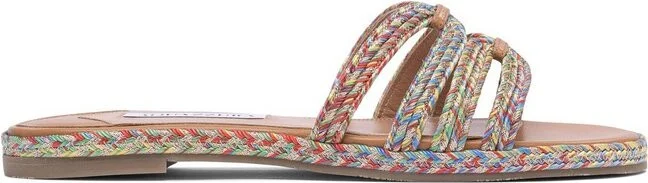 Aquazzura Almond-Toe Logo Detail Slides