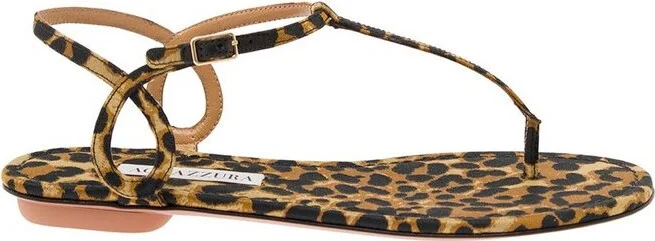 Aquazzura Almost Bare T-Bar Strap Sandals