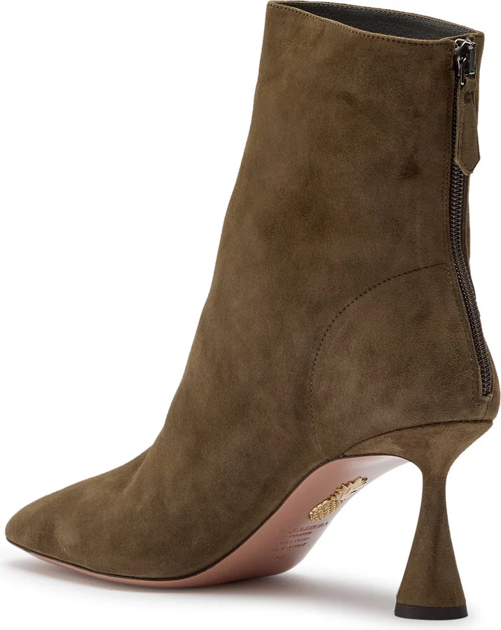 Aquazzura Amore 75 Suede Ankle Boots - Image 2