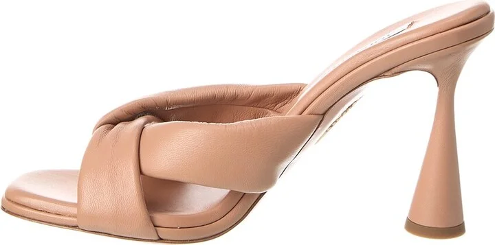 Aquazzura Amore 95 Leather Mule - Image 2