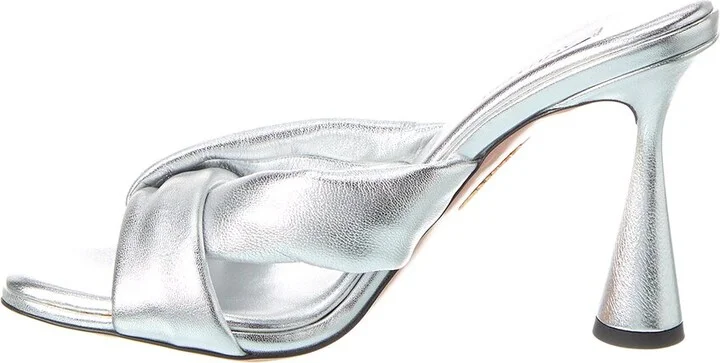 Aquazzura Amore 95 Leather Mule - Image 2