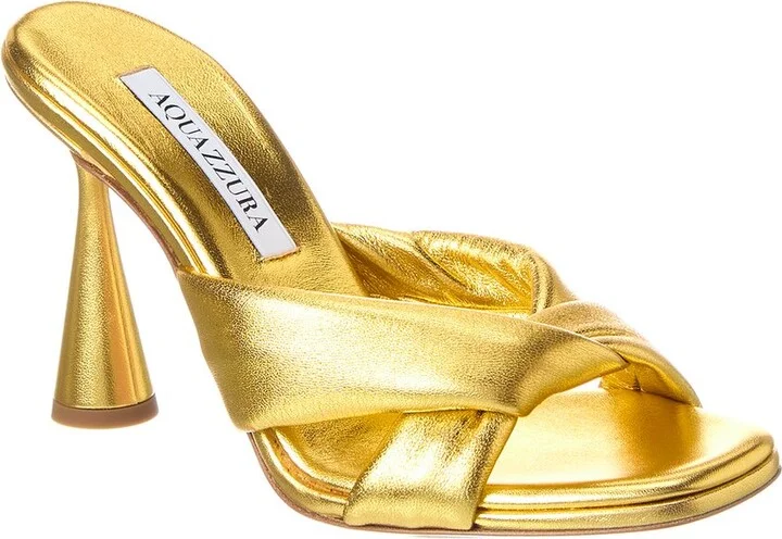 Aquazzura Amore 95 Leather Mule
