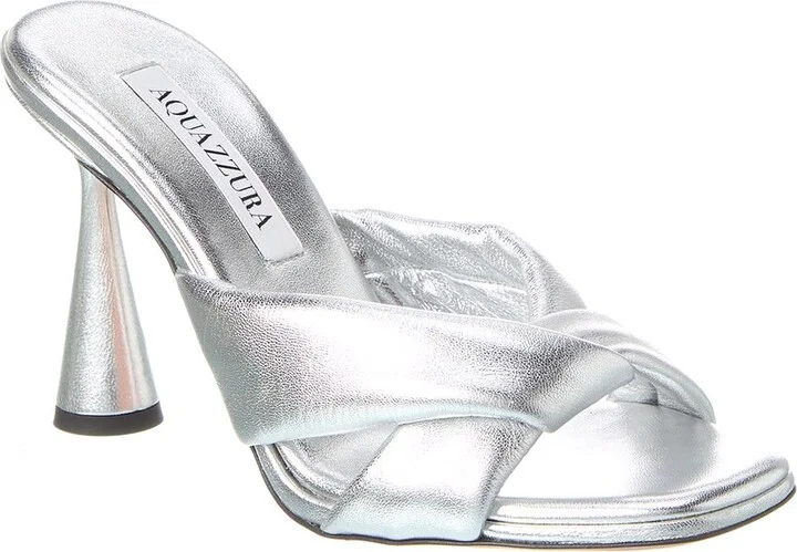 Aquazzura Amore 95 Leather Mule