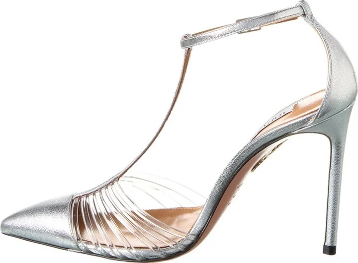 Aquazzura Amore Mio 105 Leather Pump - Image 2