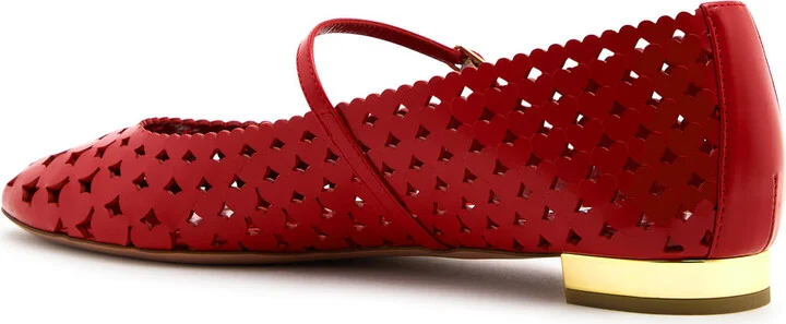 Aquazzura Amourose Patent Leather Flats - Image 2