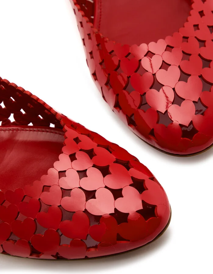 Aquazzura Amourose Patent Leather Flats - Image 3