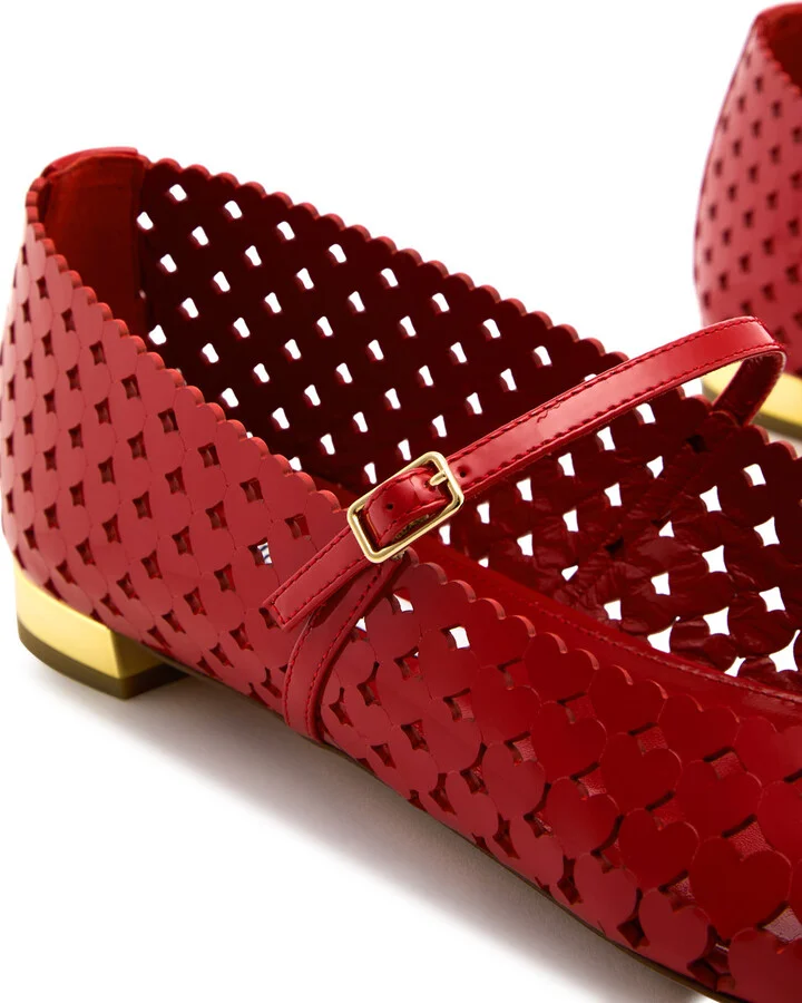 Aquazzura Amourose Patent Leather Flats - Image 4
