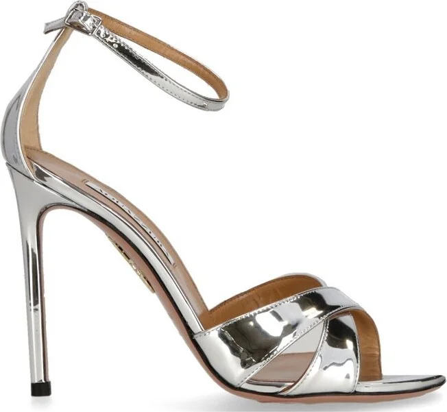 Aquazzura Aqua Divine Metallic Effect Sandals