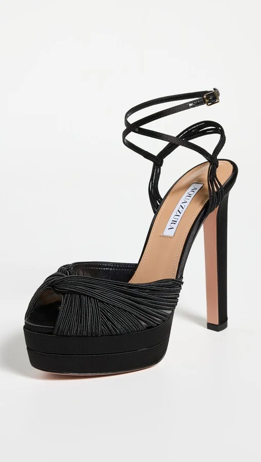 Aquazzura Bellini Beauty Plateau Platform Sandals 130mm - Image 3