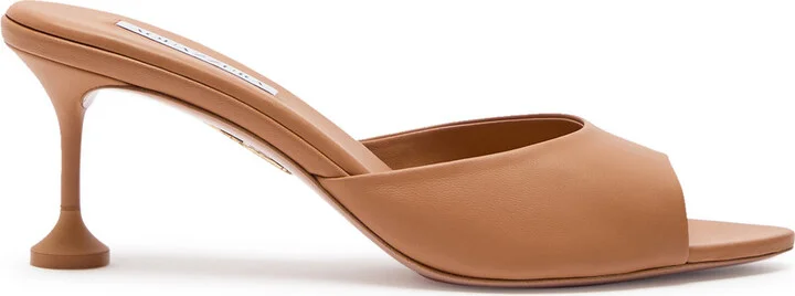 Aquazzura Bisous 65 Leather Mules