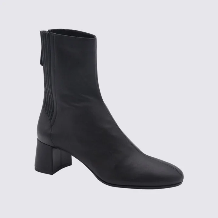 Aquazzura Black Leather Saint Honore Boots - Image 2