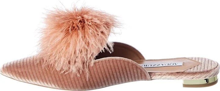 Aquazzura Boudoir Corduroy Mule - Image 2