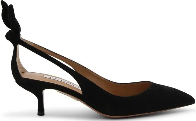 Aquazzura Bow Tie Pointed Toe Pumps