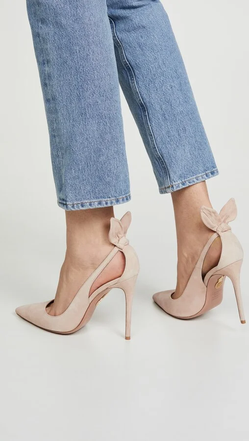 Aquazzura Bow Tie Pump 105 - Image 3