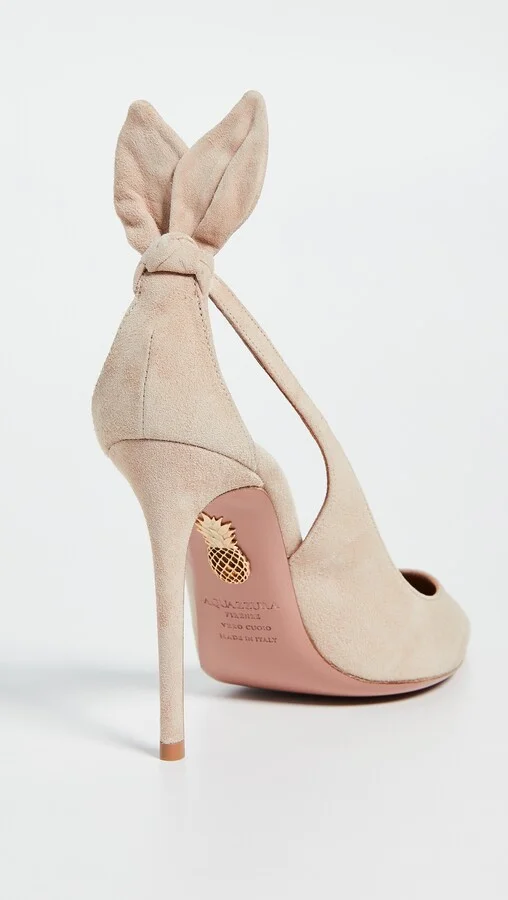 Aquazzura Bow Tie Pump 105 - Image 4