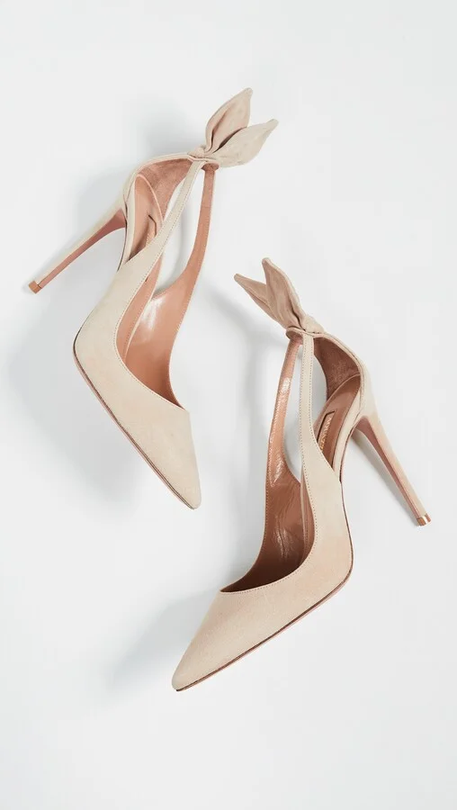 Aquazzura Bow Tie Pump 105 - Image 5