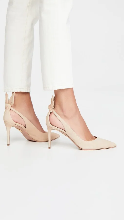 Aquazzura Bow Tie Pump 85 - Image 3