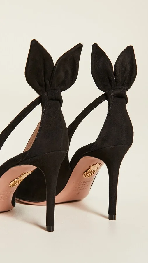 Aquazzura Bow Tie Pump 85 - Image 4