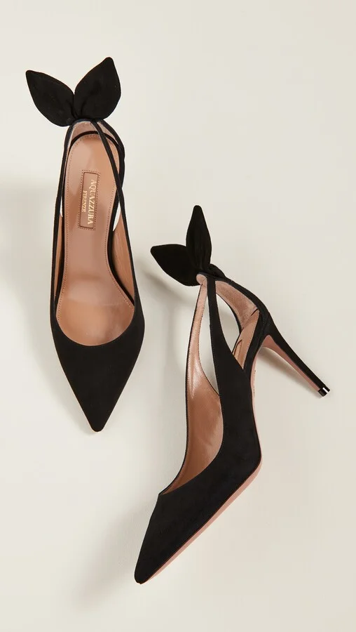 Aquazzura Bow Tie Pump 85 - Image 5
