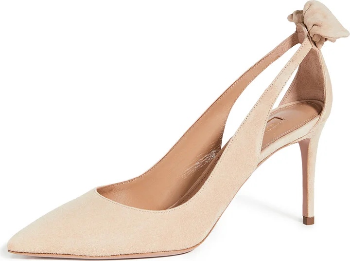 Aquazzura Bow Tie Pump 85