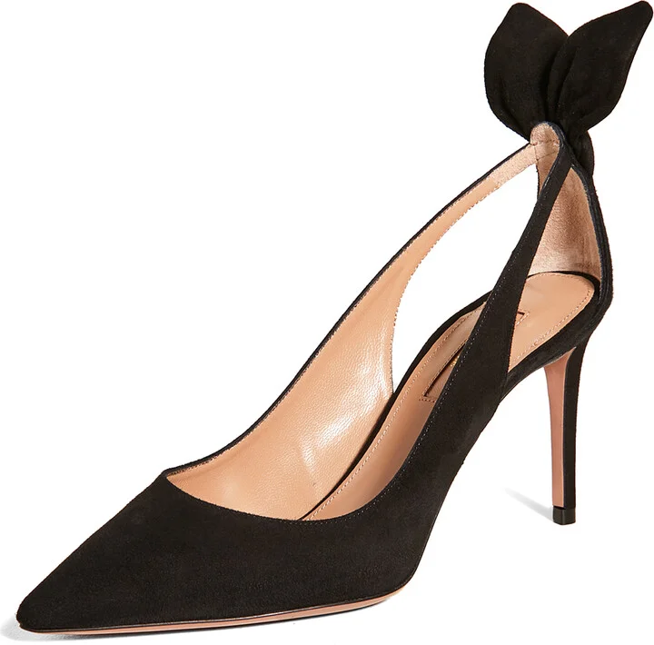 Aquazzura Bow Tie Pump 85