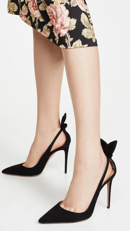 Aquazzura Bow Tie Pumps 105mm - Image 3