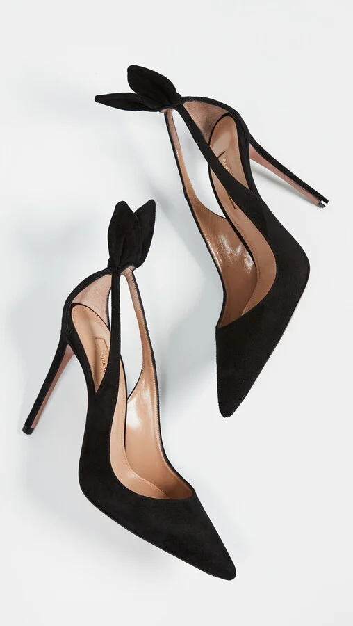 Aquazzura Bow Tie Pumps 105mm - Image 5