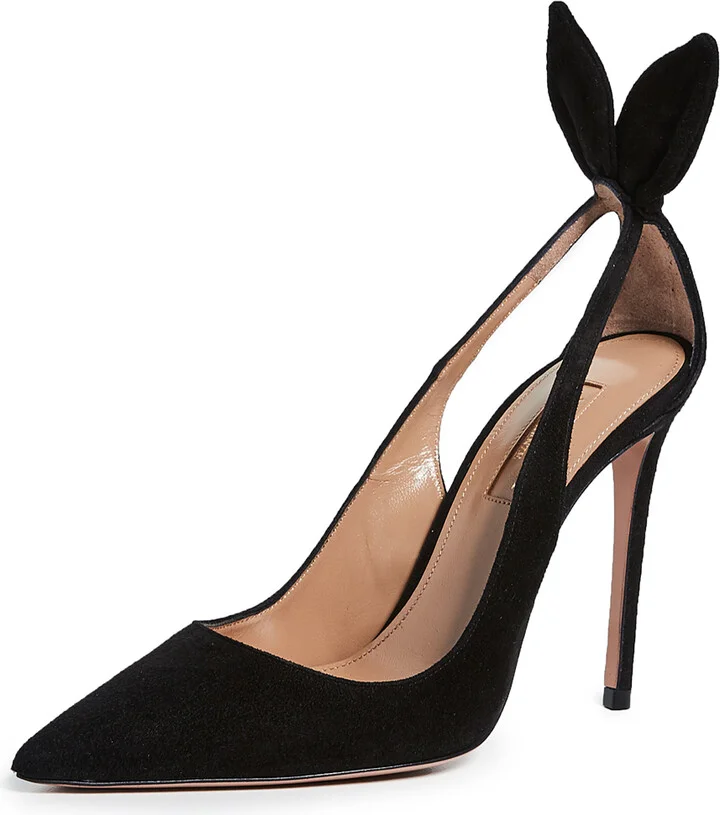 Aquazzura Bow Tie Pumps 105mm